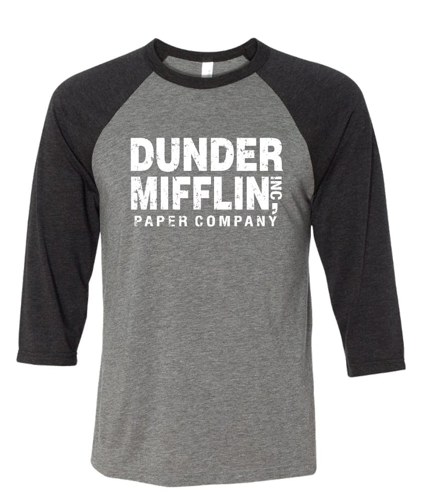 dunder mifflin baseball shirt