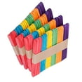 thumbnail image 4 of 100pcs Ice Cream Sticks Colorful Wooden Sticks Ice Cream Spoon DIY Hand Crafts Art Ice Cream Lolly Cake Tools  93x10x2mm, 4 of 9