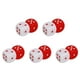 thumbnail image 3 of Juego de dados para juegos de azar Red White Heart Dice de - Dados de juego de plástico seguros, múltiples métodos de juego, set de dados portátil y de moda. YUNYI BRAND Deportes, 3 of 8