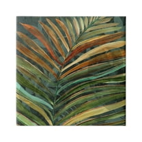 Stupell Industries Muted Botanical Leaf Botanical & Floral Painting Gallery Wrapped Canvas Print Wall Art, 17 x 17