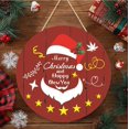 thumbnail image 4 of Adorno Navideño Colgante de Madera, Multicolor, 15X15Cm | Letrero Festivo para Puerta o Pared - 230G - 1 Unidad, 4 of 6