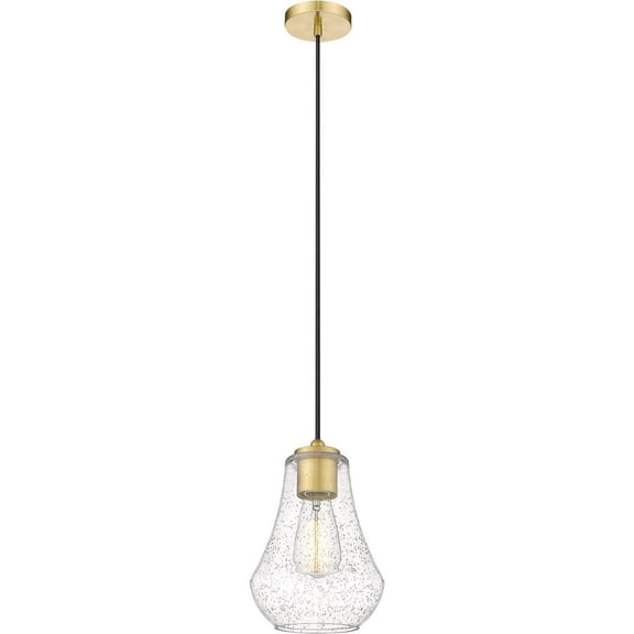 490-1P-SG-G574-7 Innovations Lighting Fairfield - 1 Light Mini Pendant In Industrial Style-10.5 Inches Tall and 7 Inches Wide-Satin Gold Finish-Seedy