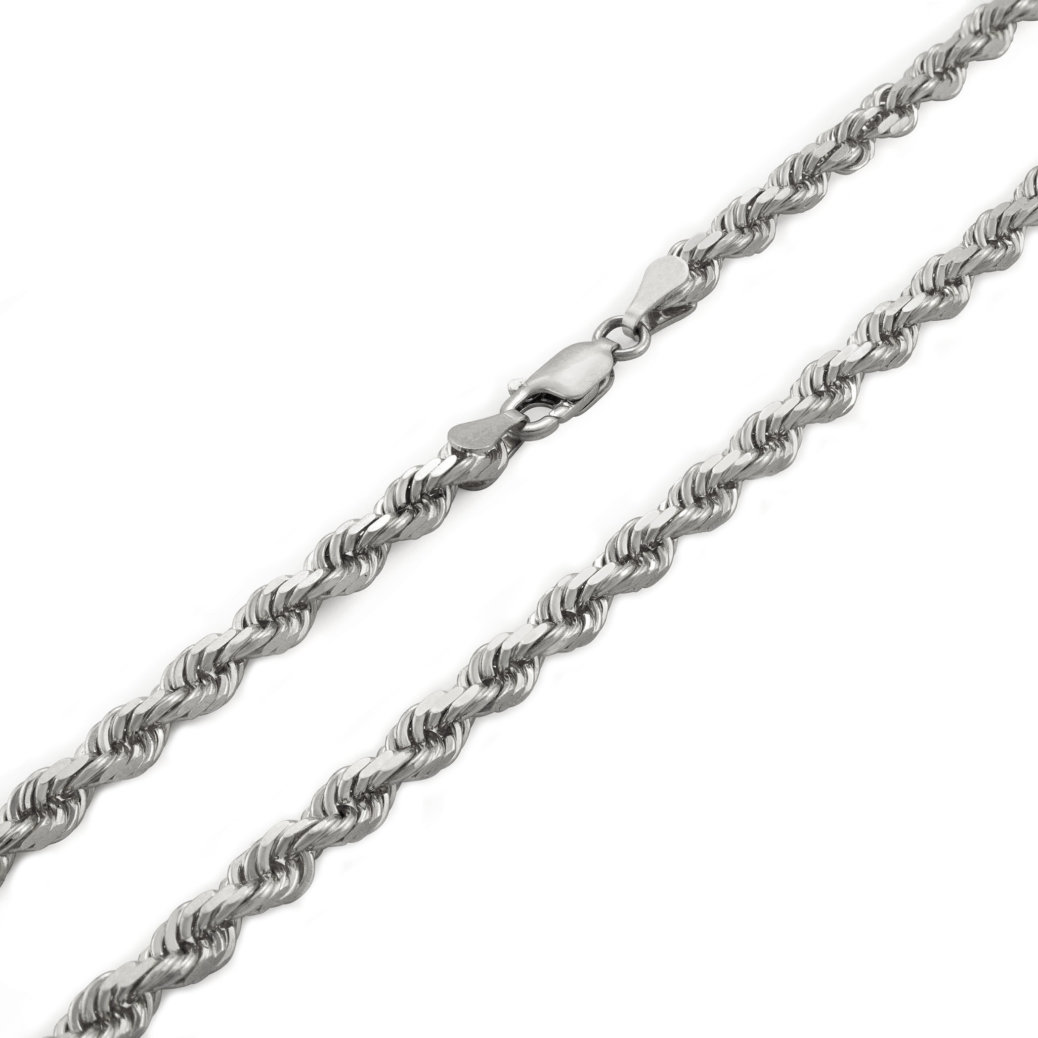 Necklace Silver Stainless Steel Unisex's Chain Men Women  20-30 inches 3-8mm 