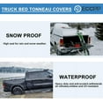 thumbnail image 3 of ECCPP 5.3FT Truck Bed Cover Kit Soft Tri-Fold Tonneau Cover For Chevrolet Colorado 2004-2011,for GMC Canyon 2004-2011,for Isuzu i-350 2006,for Isuzu i-370 2007-2008 - Only Fits 5'3"FT Ttuck Bed, 3 of 6