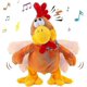 thumbnail image 2 of Electric plush toy crazy dancing chicken duck frog funny singing doll holding the neck screaming chicken, 2 of 5