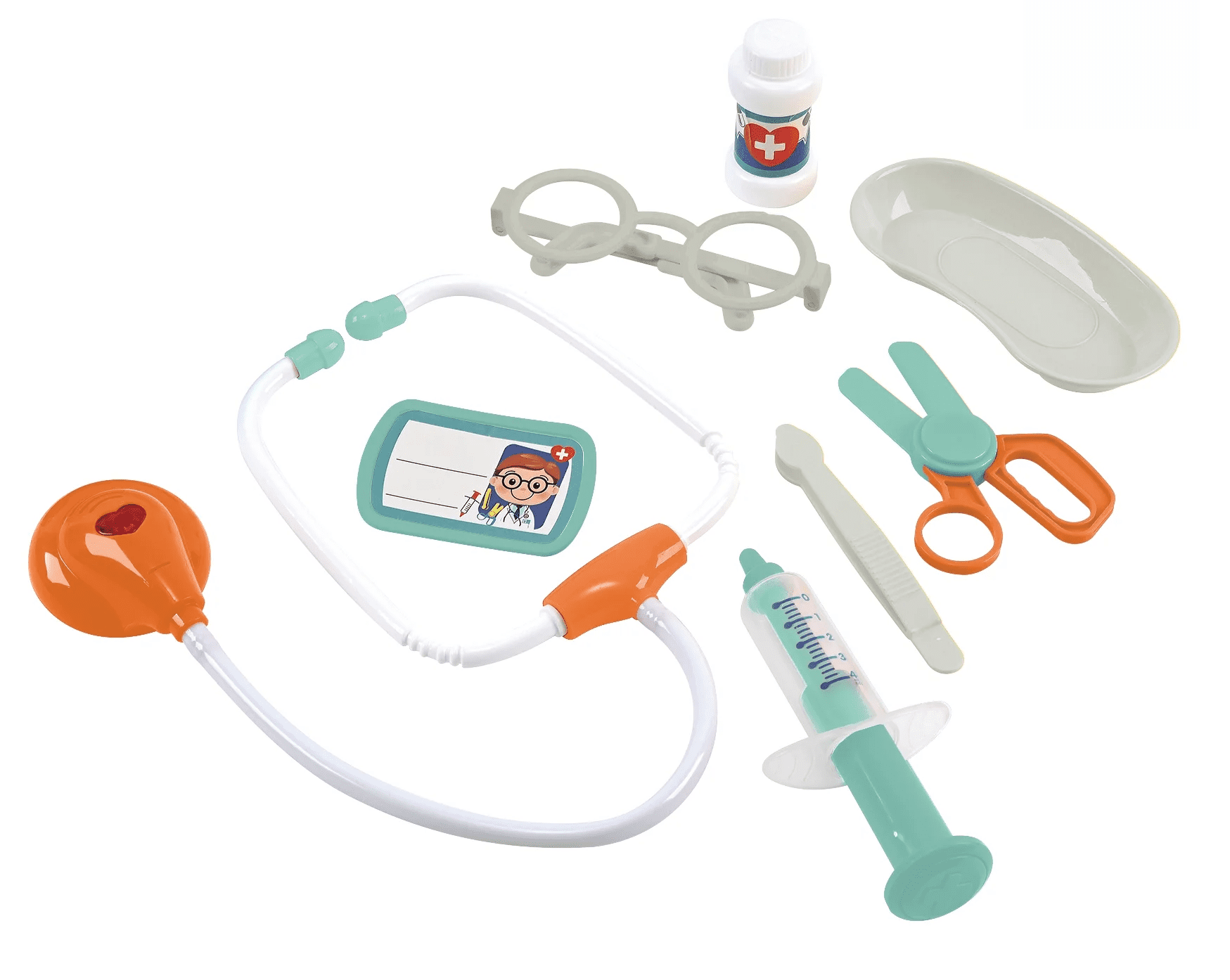 Kid Connection Doctor Case Pretend Play Set, 9 Pieces