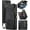 Black, variant on Wallet Case for Samsung Galaxy A35, Zipper Purse Folio Leather Wallet with Card Holder Wrist Strap Detachable Magnetic Shockproof Protective Back Case for Samsung Galaxy A35 5G