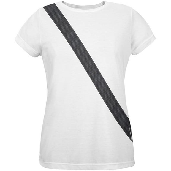 Halloween Seatbelt Passenger Side Costume All Over Womens T-Shirt - Medium