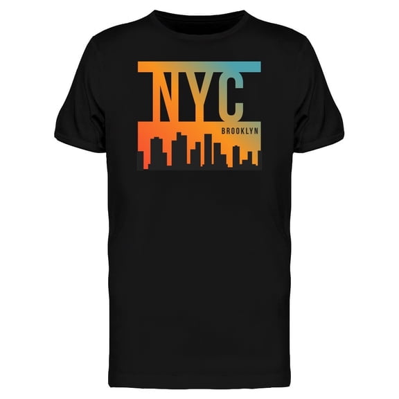 New York City Degraded Skyline Tee Men's -Image by Shutterstock