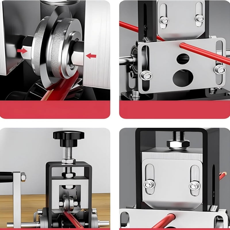 Manual Wire Stripping Powered Wire Stripper Machine Copper Wire Stripper Drill Portable Wire Stripper Electric Wire Stripping Tool 1-17mm Efficient Scrap Copper Recycling
