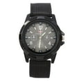 thumbnail image 3 of 2 Pcs Montre Quartz Décontractée avec Bracelet Réglable en Nylon Doux Sport Homme Montre Mode Homme Maoww, 3 of 8