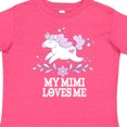 thumbnail image 4 of Inktastic My Mimi Loves Me Unicorn Girls Toddler T-Shirt, 4 of 5