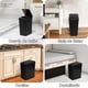 thumbnail image 5 of 2 Pcs 12L Cubo De Basura Automático Con Sensor - Bote de Basura Inteligente con Tapa Eléctrica, USB Rechargeable Cubo de Basura Inteligente Sin Contacto para Cocina, Oficina, Sala (Negro), 5 of 8