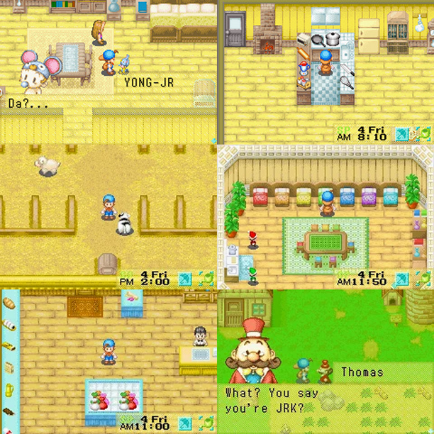 Harvest Moon: Friends of Mineral Town Game Boy Advance Game