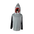 thumbnail image 1 of Disfraz de tiburón para hombre, sudadera con capucha, ropa de tiburón para fiestas, carnavales, juegos de rol, 1 of 8