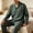 Army Green, variant on Eltusu Men's Cotton Pajamas Sets, Two Pieces Loungwear Long Sleeve Comfy Sleeping Suits Army Green Size 2XL