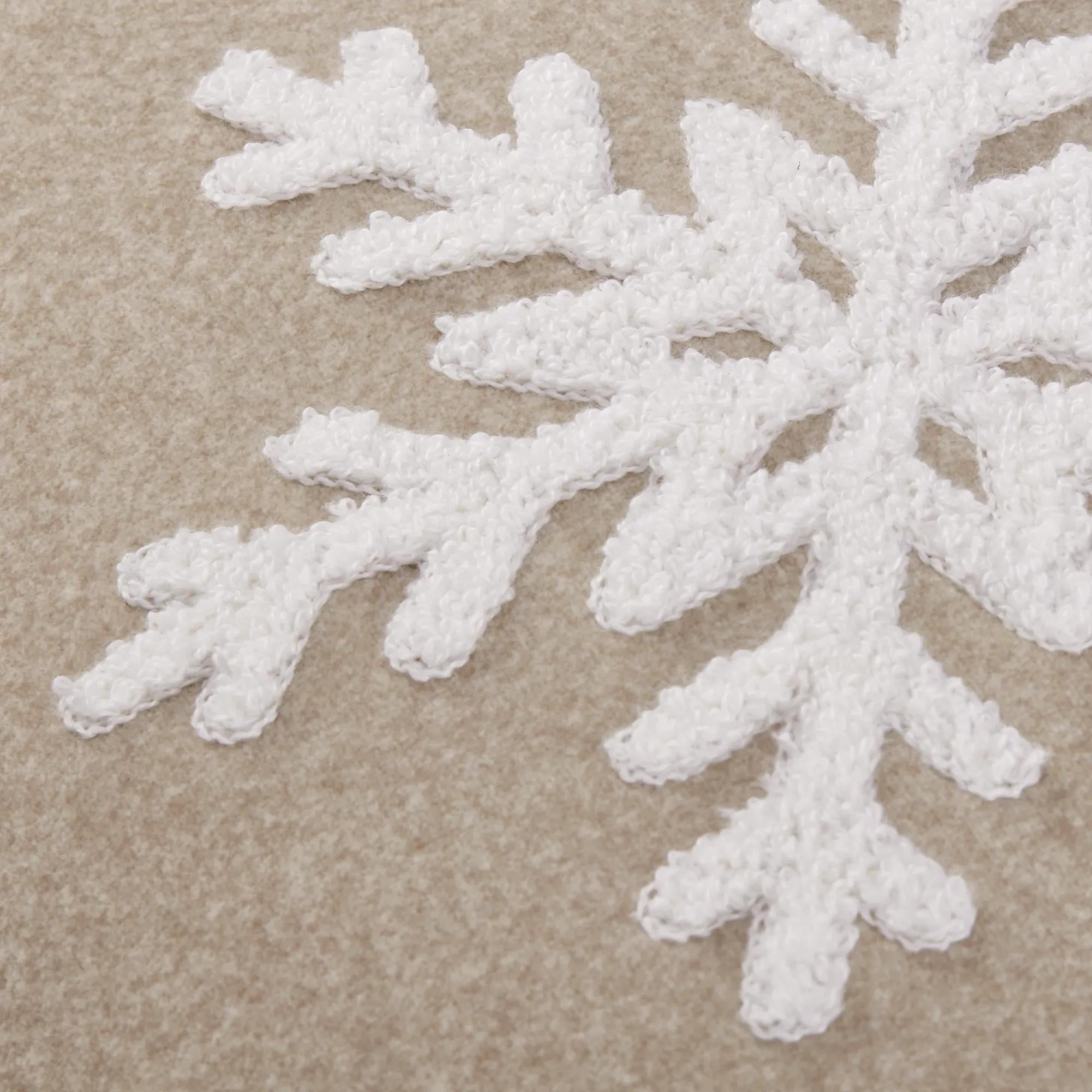 Bouclair Leanie Snowflake Decorative Pillow