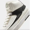 thumbnail image 3 of Ni - ke Ni - ke AIR JORDAN RETRO 2 Women High top Sneaker Shoes Sail Black Various size NEW, 3 of 5