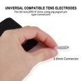 thumbnail image 5 of 20/50pcs 9x5cm 2mm Plug Reusable Tens Electrode Pads for Digital Acupuncture Therapy Massager Electric Muscle Stimulator, 5 of 5