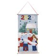 thumbnail image 1 of Inteprter 1 unidad de bandera colgante de Navidad Feliz Navidad Santa Claus muñeco de nieve decoraciones para el hogar decoración colgante de Navidad Kits de decoración para fiestas Familia Inteprter HA001468-02, 1 of 1