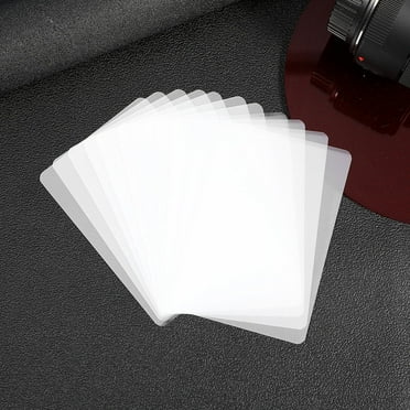 LEXSOMEO 100 Sheets of Laminating Film Clear Laminating Sheets Thermal Laminating Paper Sheets Laminating Pouches