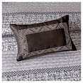 thumbnail image 3 of Madison Park MP13-3399 Rhapsody 6 Piece Quilted Coverlet Set Full and Queen, Gray, 3 of 6