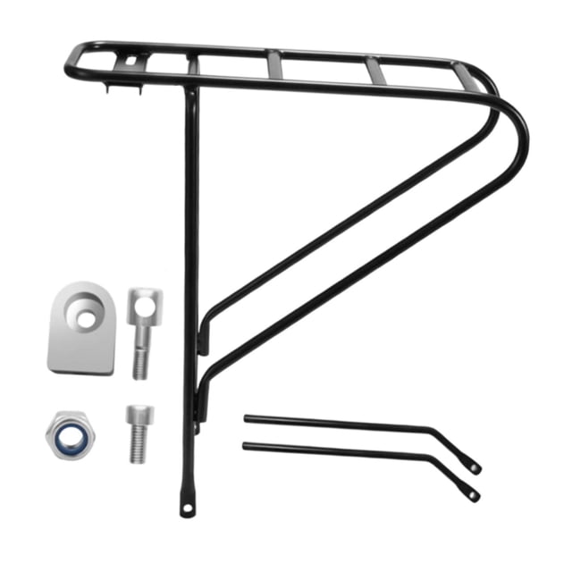 S SERENABLE Rear Bike Rack Attachment Simple Installation Replacement Steel Pannier Rack