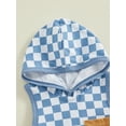 thumbnail image 6 of Musuos Baby Boys Hooded Jumpsuit 3M 6M 12M 18M Checkerboard Pocket Sleeveless Hoodies Romper Summer Clothes for Infant, 6 of 10