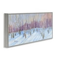 thumbnail image 3 of Stupell Industries Niveous Birch Tree Grove Landscape & Nature Painting Gray Framed Art Print Wall Art, 24 x 10, 3 of 8