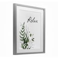 thumbnail image 2 of Stupell Industries Rustic Lodge Relax Ferns & Botanicals Gray Framed Print Under Glass, 13 x 16, by Lettered and Lined, 2 of 8