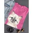 thumbnail image 3 of Happy Kitten T-Shirt Women -Kayomi Harai Designs, Female XX-Large, 3 of 4