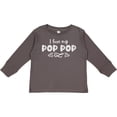 thumbnail image 3 of Inktastic I Love My Pop Pop with Hearts Boys or Girls Long Sleeve Toddler T-Shirt, 3 of 5