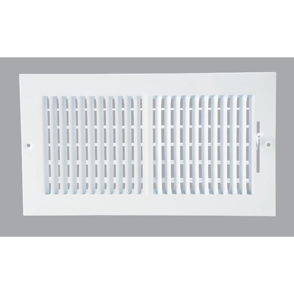 Do it Best Tools Ceiling Or Sidewall Diffuser - White Finish - 9-3/4 IN x 5-3/4 IN