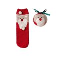 thumbnail image 1 of Calcetines de Navidad de las Mujeres Invierno Coral Loop Medio Calcetines de Casa con Diseño Festivo, Suave Cálido Material Transpirable para Envoltura de Regalos Y Decoración de Vacaciones, Incluye U, 1 of 2