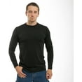 thumbnail image 2 of RapDom Rapid Cool Performance Breathable Crew Mens Tee [Long Sleeve - Black - XL], 2 of 5