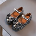 thumbnail image 5 of Otqutp Children Solid Color Sneakers Girls Princess Shoes Sandal Flower Bow Tie Shoes Hollow Flower Shoes Soft Sole Princess Sandals, 5 of 6