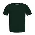 thumbnail image 6 of Fesfesfes Women Plus Size Workout Clothing Fashion Woman Casual Solid Blouse Round Neck Short Sleeve T-Shirt Summer Plus Size Tops Womens 16(XXXXL), 6 of 6
