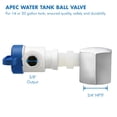 thumbnail image 2 of APEC Water Systems Tank Ball Valve (3/4"" NPTF 3/8"" Output), 2 of 4