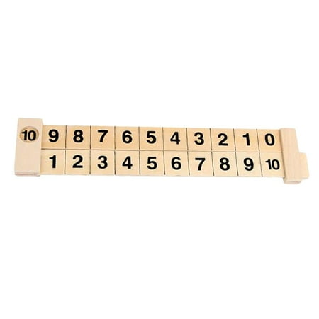 Wooden Arithmetic Addition Learning Ruler Kids Children Toys Scientific ...