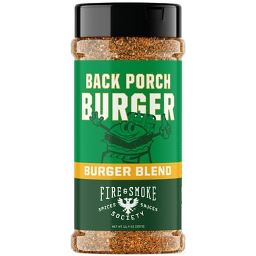 Fire & Smoke Society Back Porch Burger Seasoning, 11.9 Ounce Mixed Spices & Seasonings