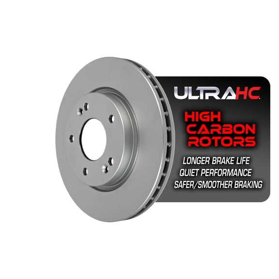 UltraHC Coated High Carbon Brake Rotor, Front UR002757, Hyundai Elantra 2010-2007