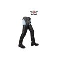 thumbnail image 1 of Mens Black Split Cowhide Leather Chaps with Mesh Lining - Small, 1 of 1