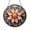 Acrylic 3.5 Inch, variant on Vintage Flower Stained Glass Suncatcher – Circle Window Hanging for Home Decor