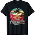 thumbnail image 2 of Retro Havana Cuba Tee Vintage Caribbean Cuba Remembrance Tee T-Shirt, 2 of 3