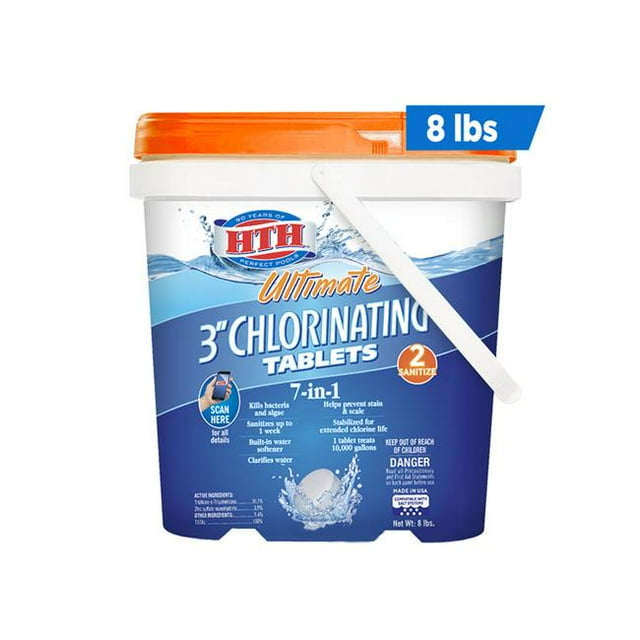 HTH 8 Lb Ultra Comprimés Produits Chimiques de Chloruration