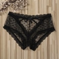 thumbnail image 2 of Faithtur Women See-through Lace Panties Solid Color Breathable Underpants, 2 of 7