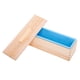 thumbnail image 4 of Molde de silicona para jabón con tapa de madera, herramienta de bricolaje para hacer jabón artesanal, 1200 g Azul, 4 of 9