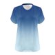 thumbnail image 4 of Camisetas de Verano de las Mujeres de Manga Corta con Cuello en V de Gran Tamaño Camiseta Deportiva Sólida, Base Cómoda Casual, 4 of 4