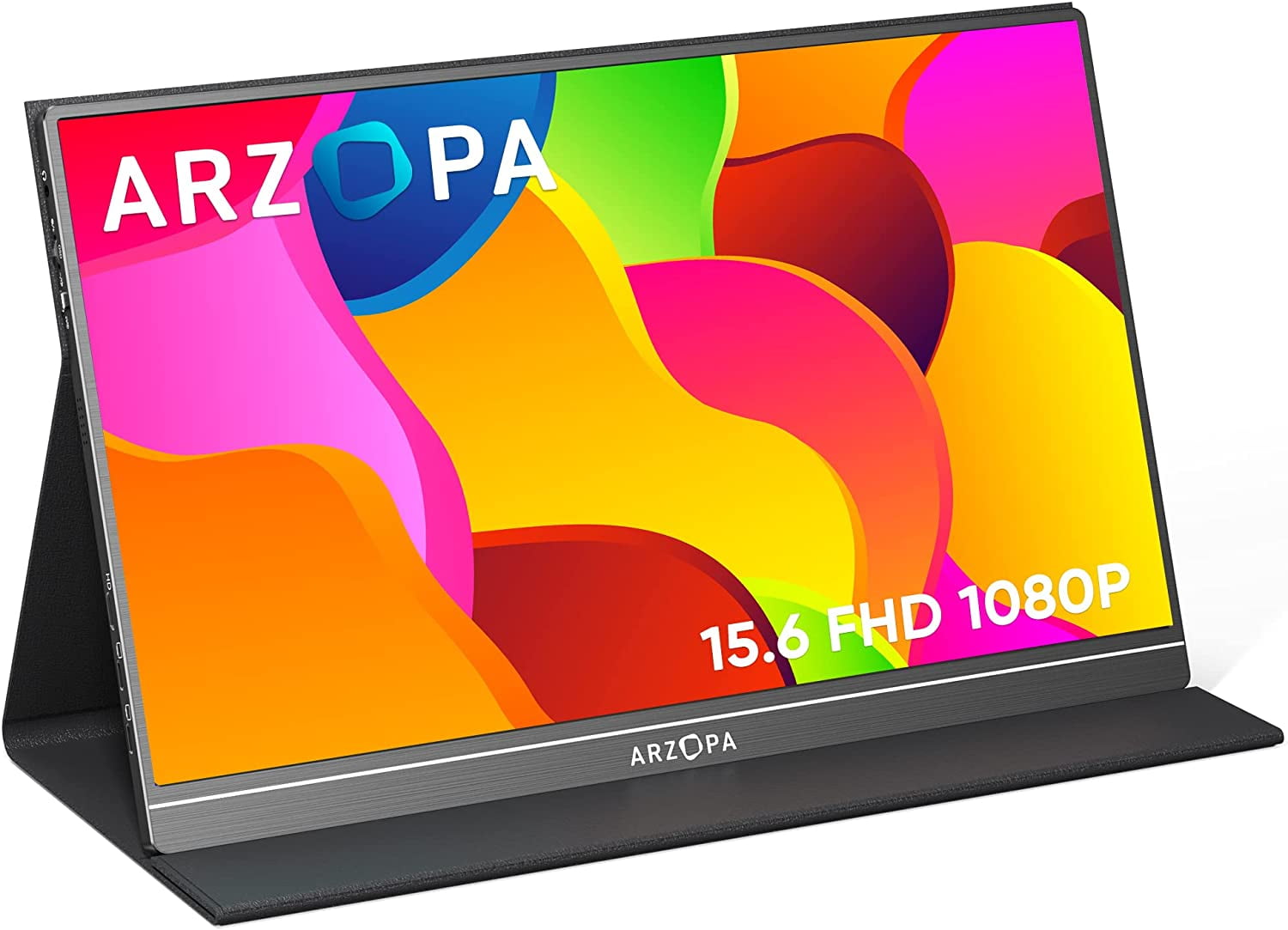 Arzopa Portable Monitor,15.6"1080P HDR Laptop Monitor USBC HDMI Computer Display Screen for PC Mac PS5 - Walmart.com