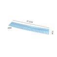 thumbnail image 2 of ZOUSSIQI 4PCS Drawer Divider Organizer Plastic Drawer Storage Partition Home Adjustable ClapboardBlue Long 37x7CM JU316-52242, 2 of 2